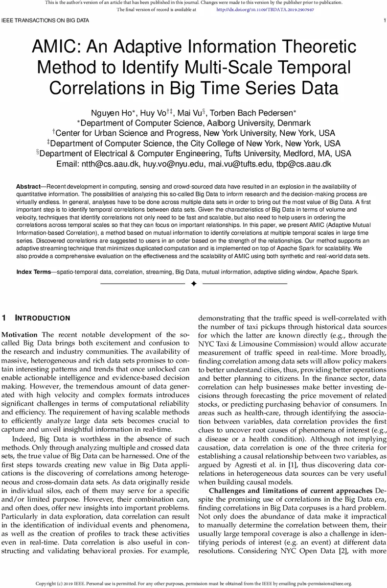 다중 스케일 시계열 상관관계 탐지를 위한 적응형 정보이론 방법