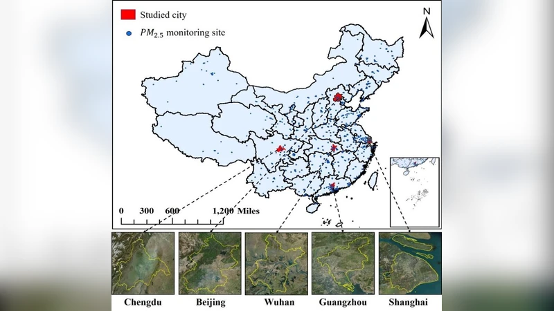이중 스케일 초고해상도 PM2.5 매핑 기법