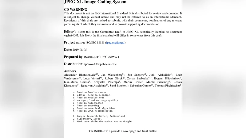 웹 최적화와 고품질을 겸비한 차세대 이미지 코덱 JPEG XL