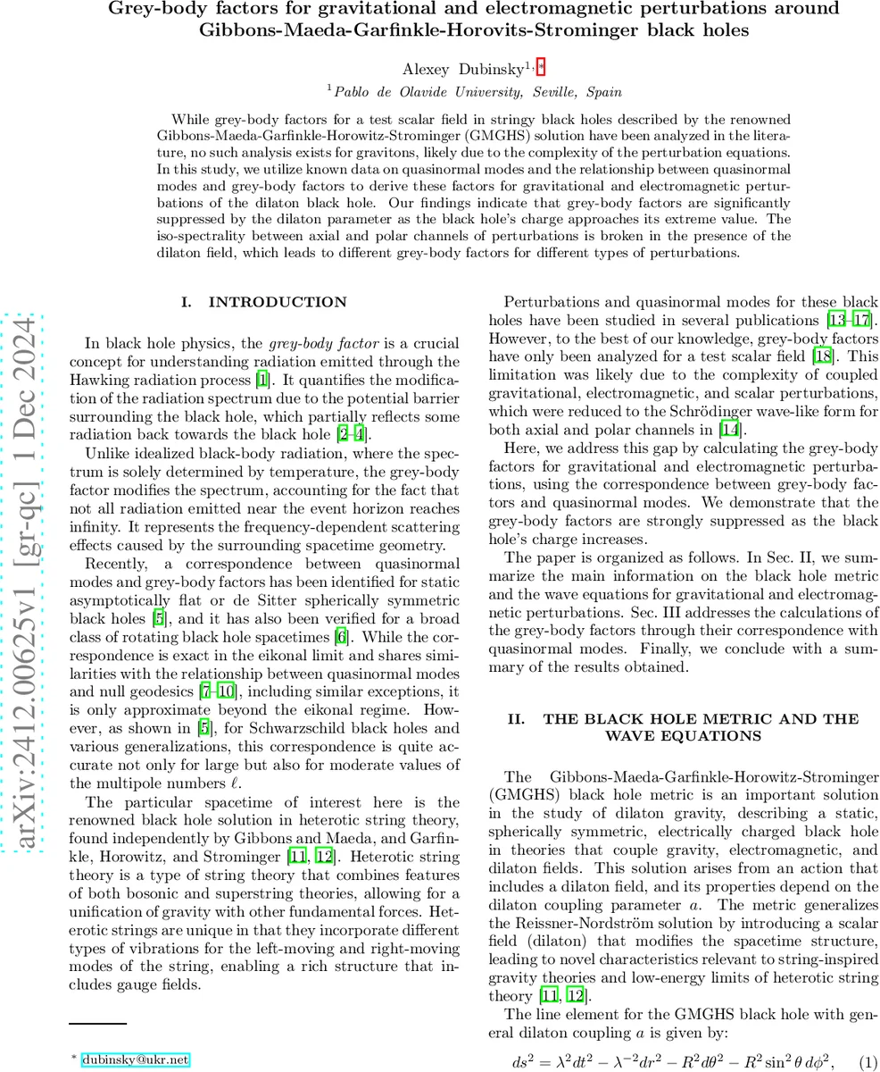 희소성으로 가라앉는 중력파와 전자기파의 회색체 인자