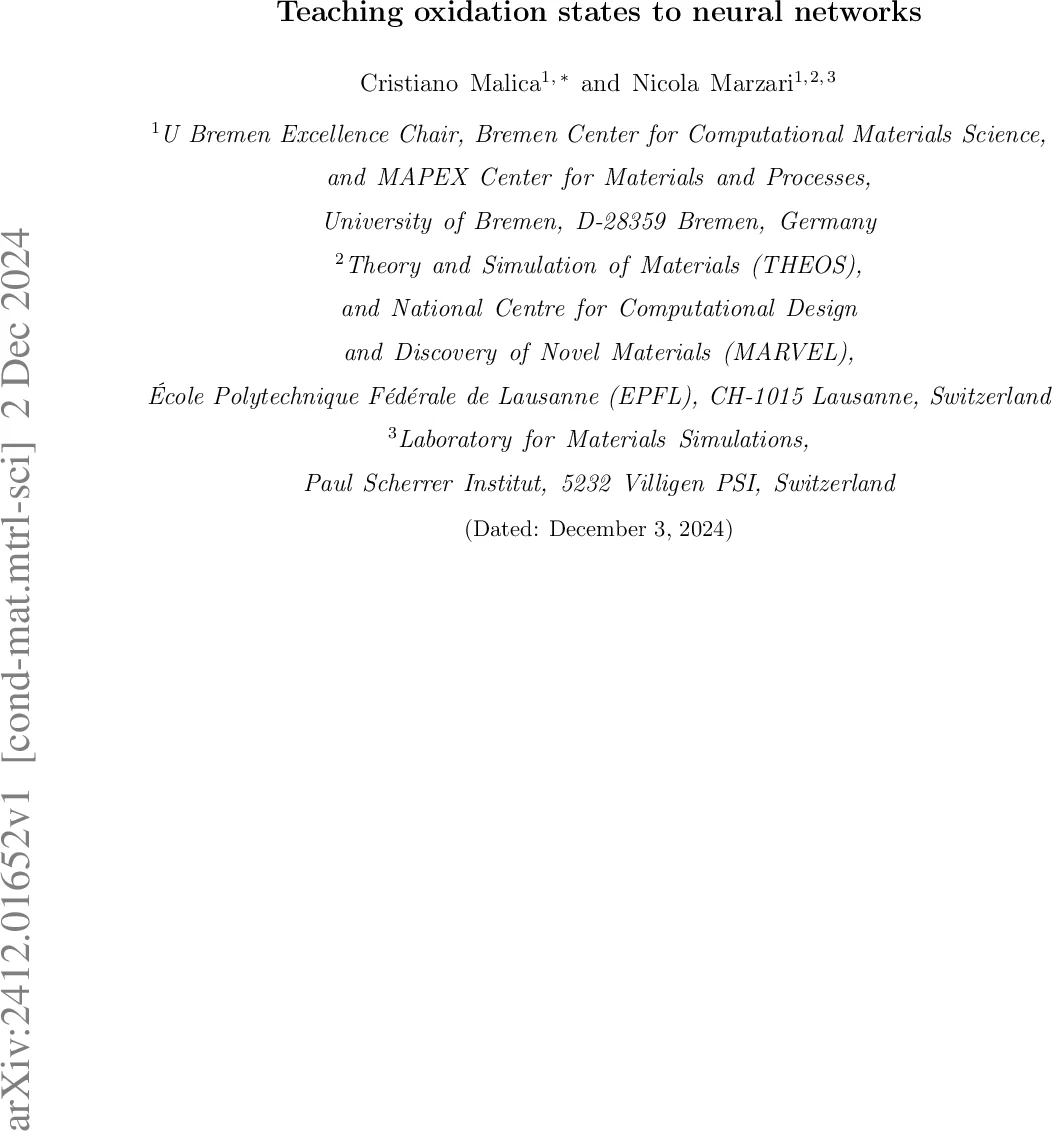 산화 상태를 학습하는 신경망: DFT+U+V 기반 배터리 모델링