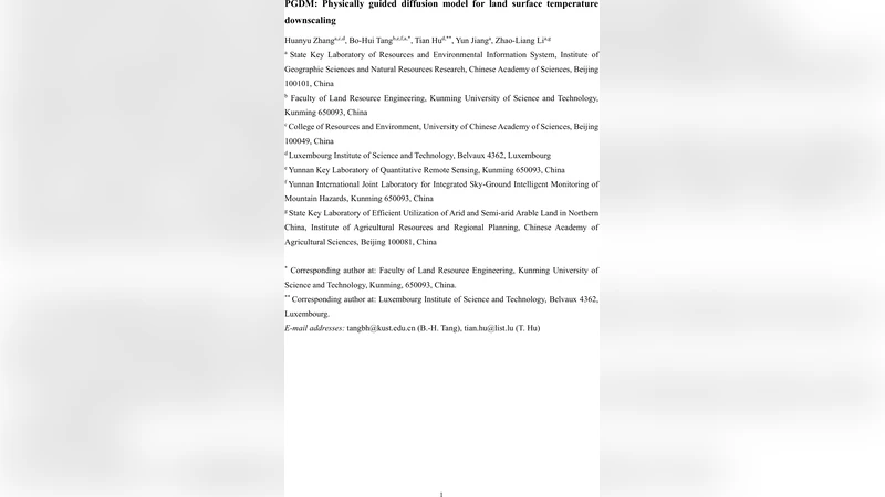 물리 기반 확산 모델을 활용한 지표면 온도 고해상도 다운스케일링