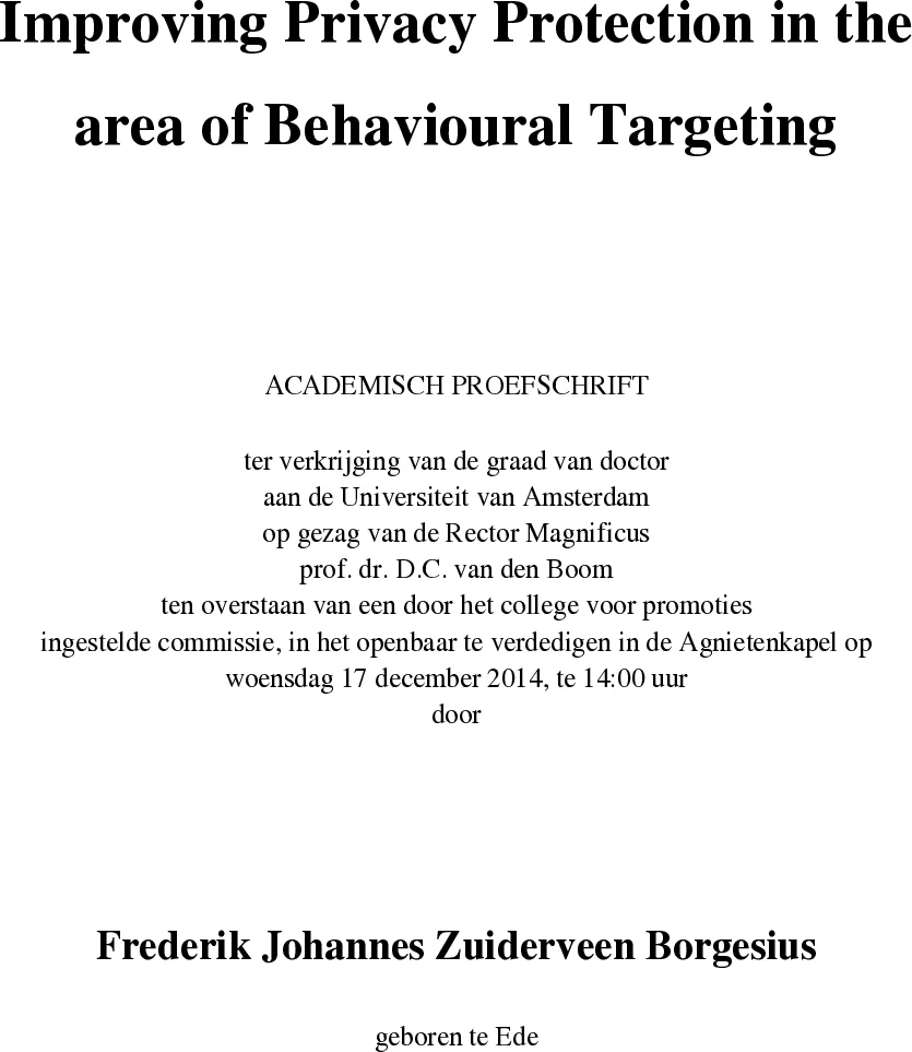 행동 타겟팅 시대, 프라이버시 보호의 새로운 패러다임