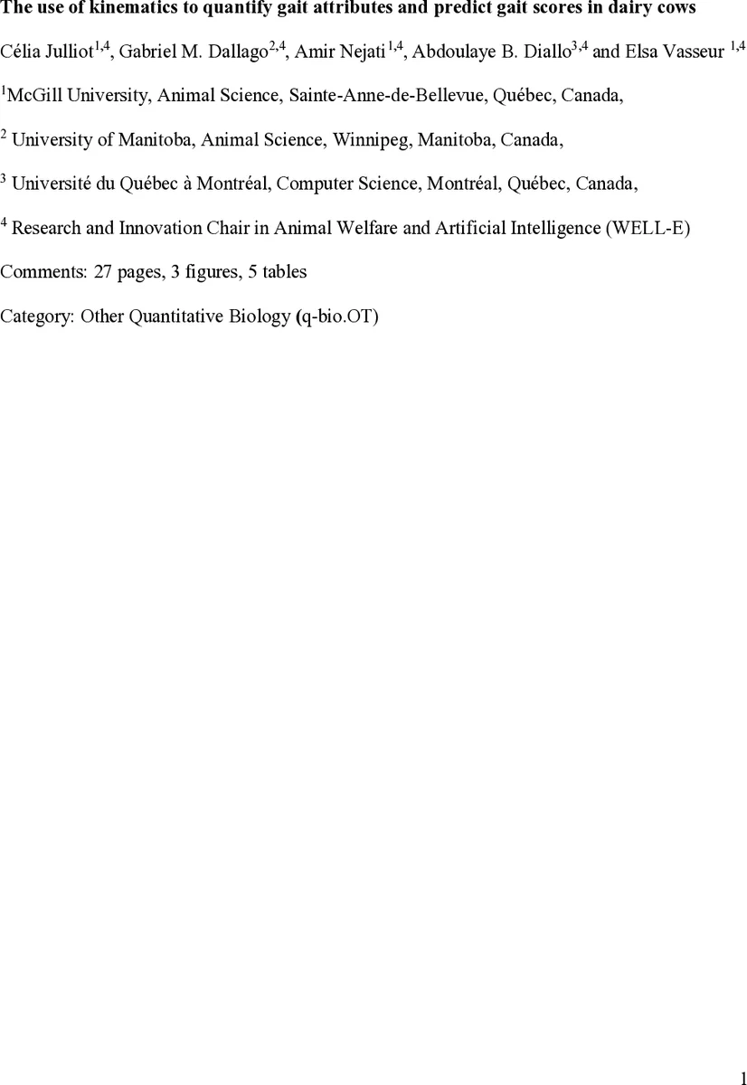 동물복지 향상을 위한 젖소 보행 분석과 점수 예측