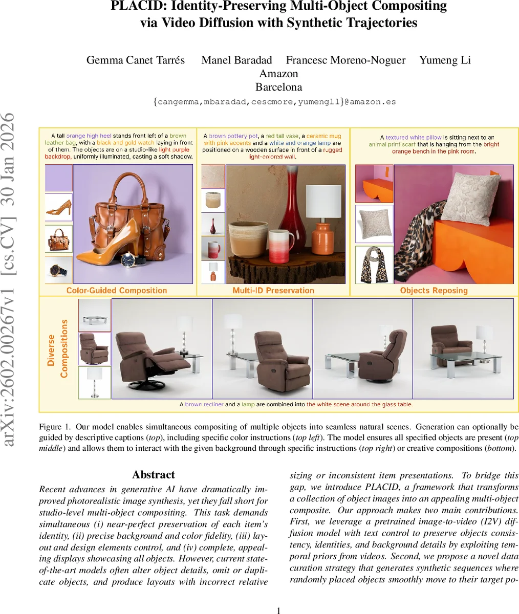 멀티오브젝트 합성의 새로운 패러다임 PLACID