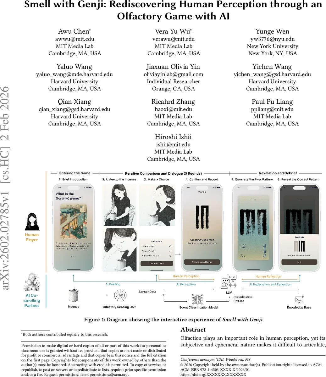 인공지능과 함께하는 향기 게임 ‘Genji’ – 인간·기계 감각 융합 탐구