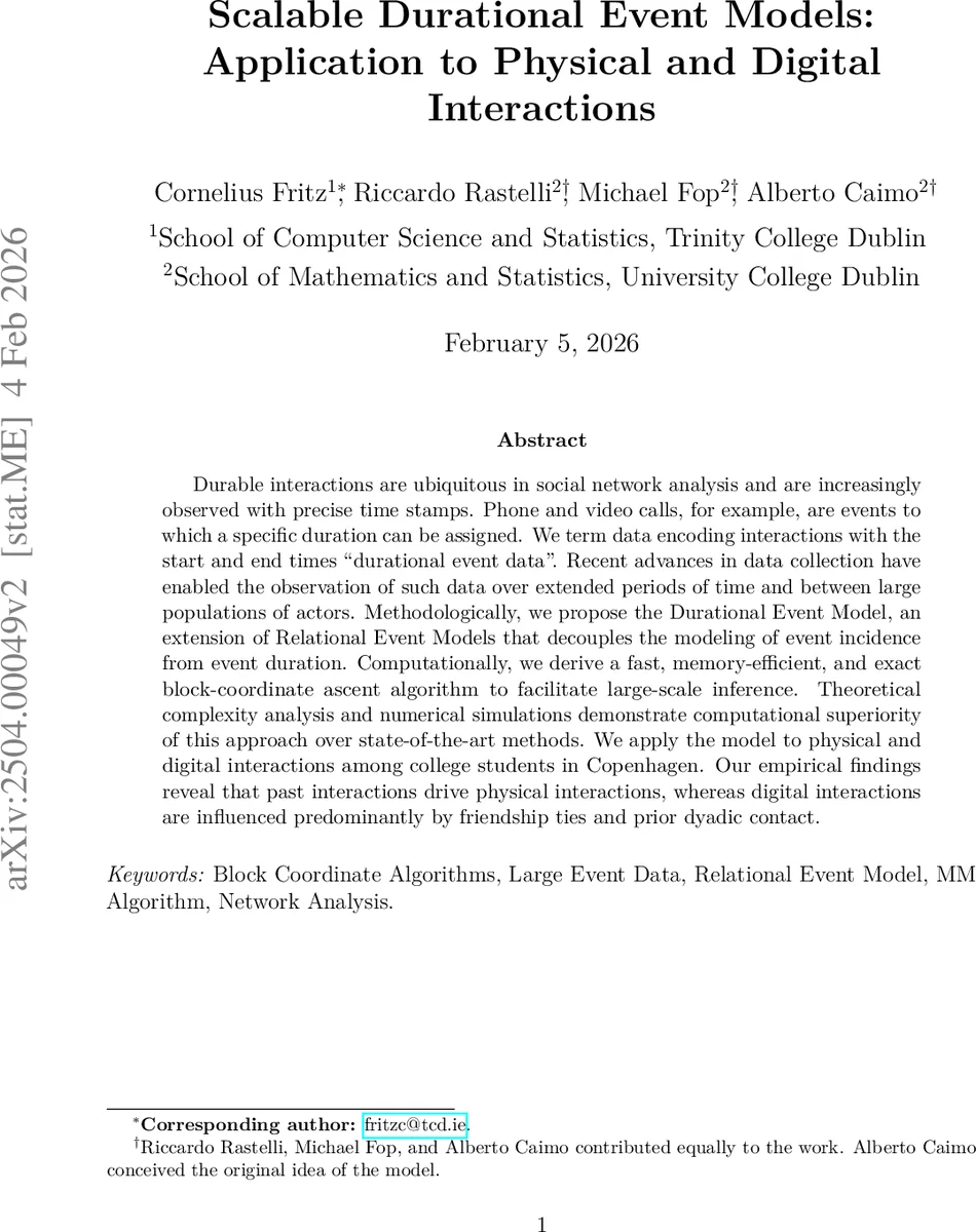 스케일러블 지속시간 이벤트 모델: 물리·디지털 상호작용 분석