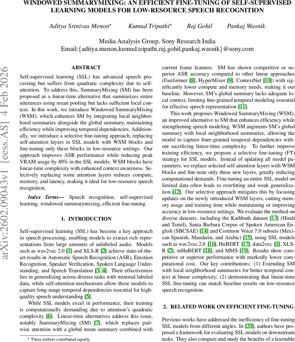윈도우드 서머리믹싱을 활용한 저자원 음성인식 효율화