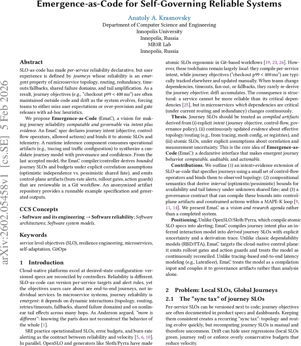 자율신뢰 시스템을 위한 등장코드