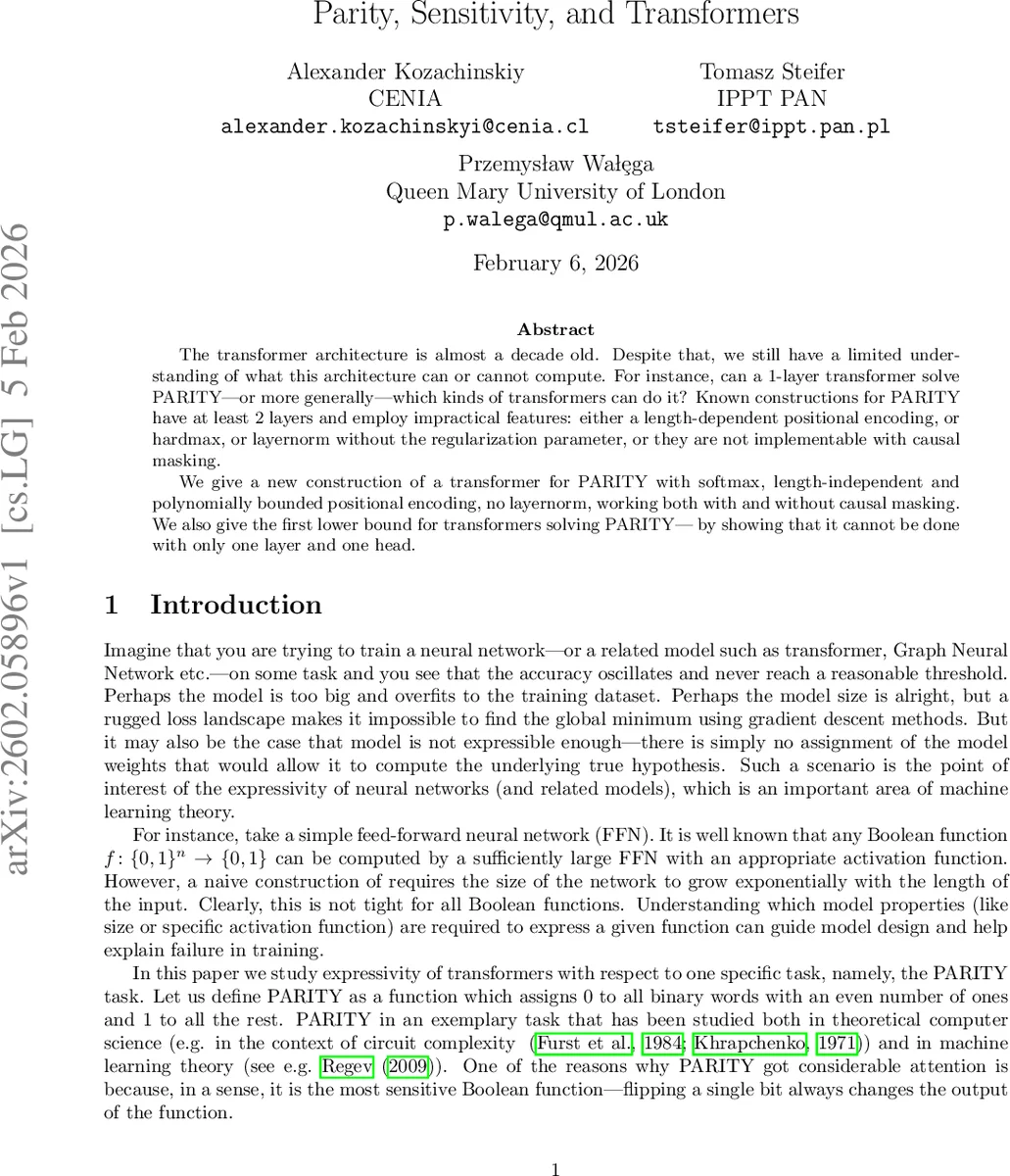 패리티와 변환기의 한계와 새로운 4층 구현