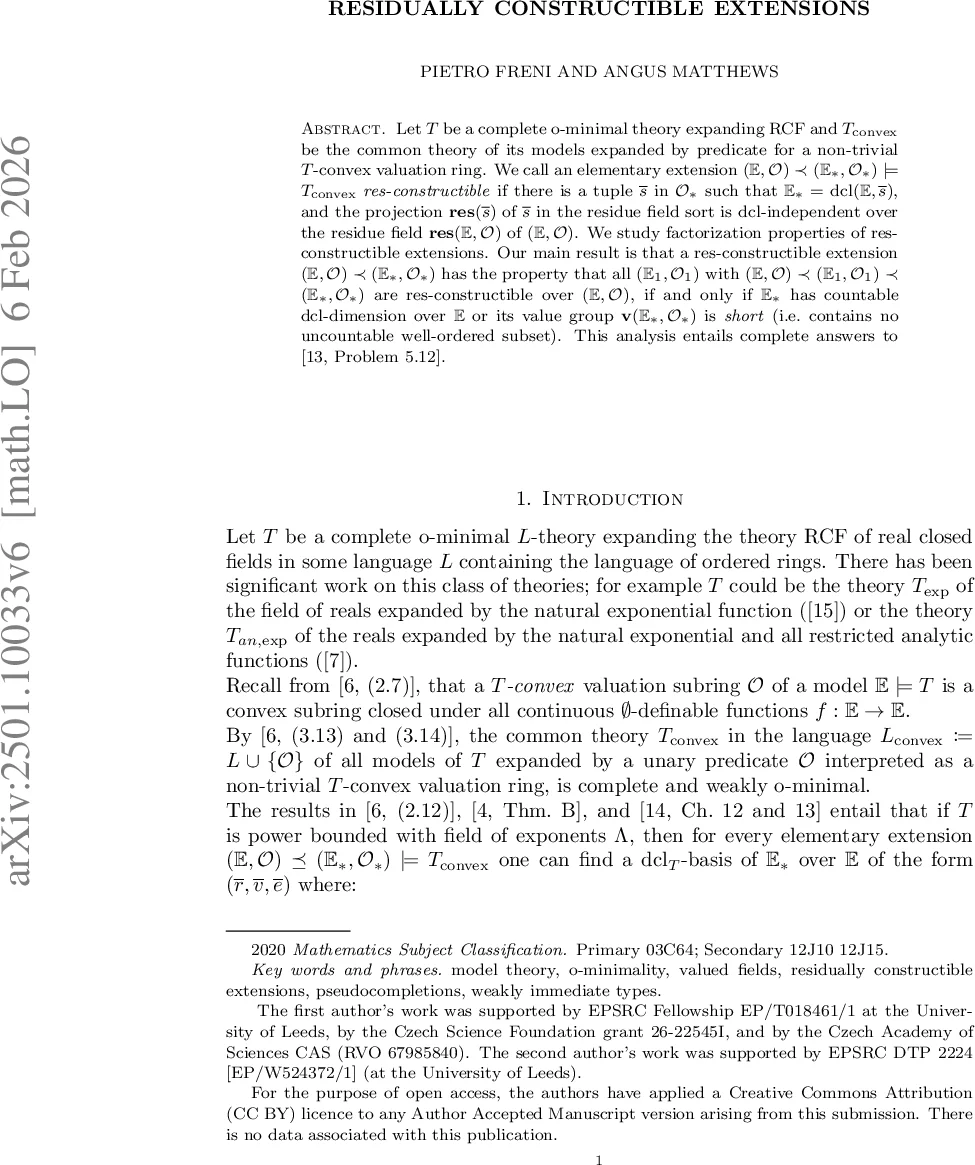 잔여 구성 가능 확장의 구조와 인수