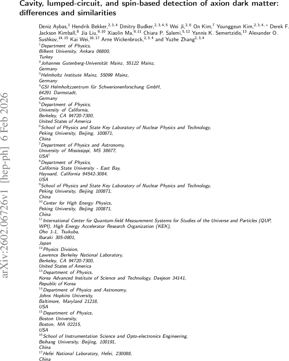 다양한 탐지 방식으로 보는 축소 입자 검출의 차이와 공통점