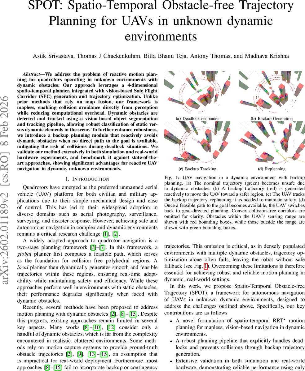 동적 미지 환경에서 UAV를 위한 실시간 4D 장애물 회피 경로 계획