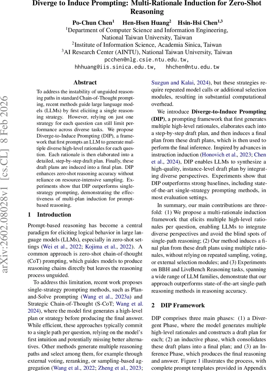 다양한 고수준 논리 전개를 통한 제로샷 추론 강화