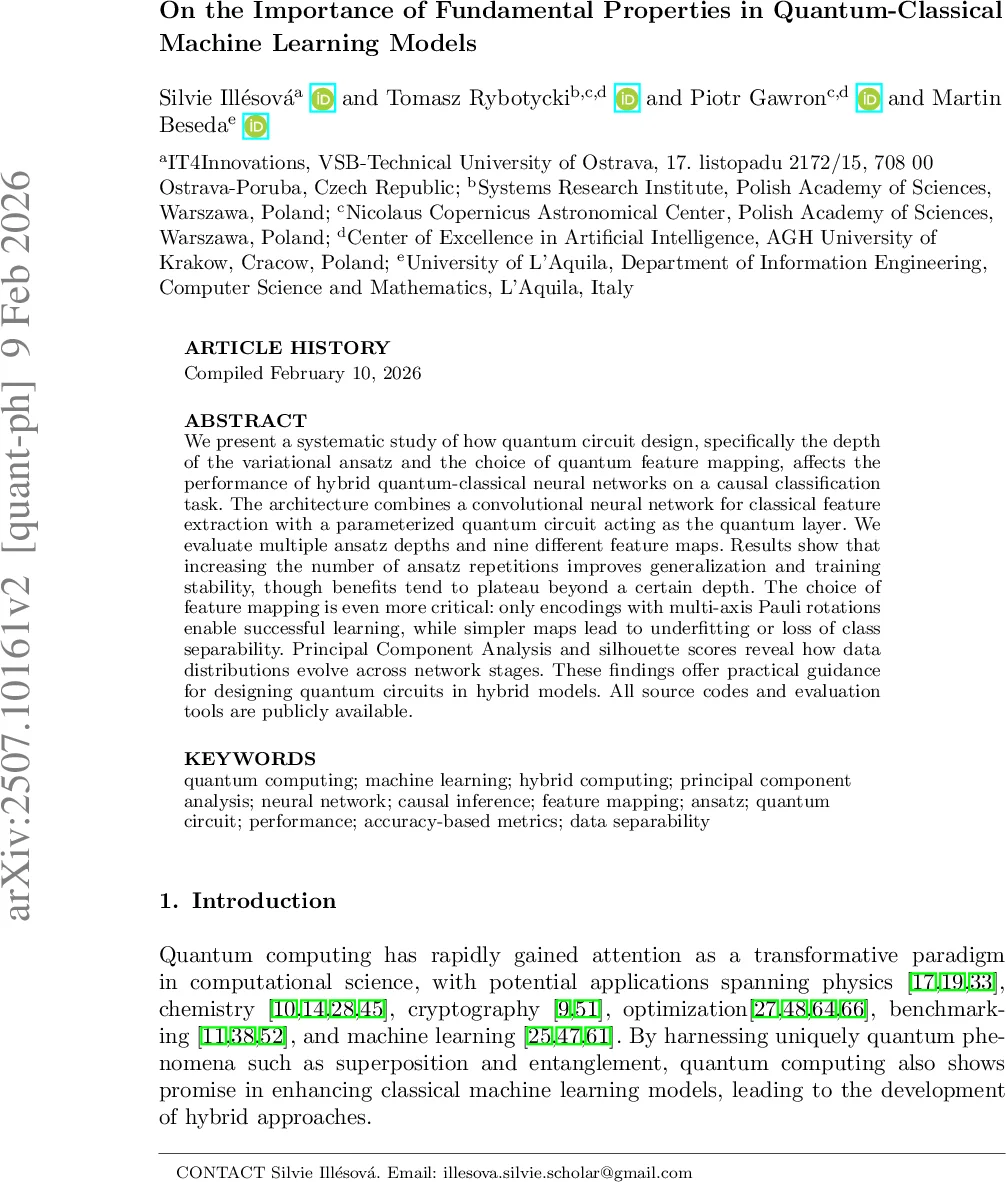 양자‑고전 하이브리드 모델 설계 시 핵심 요소의 중요성