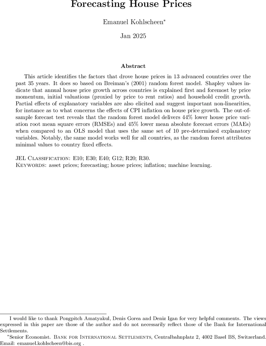 주택가격 예측의 새로운 통찰