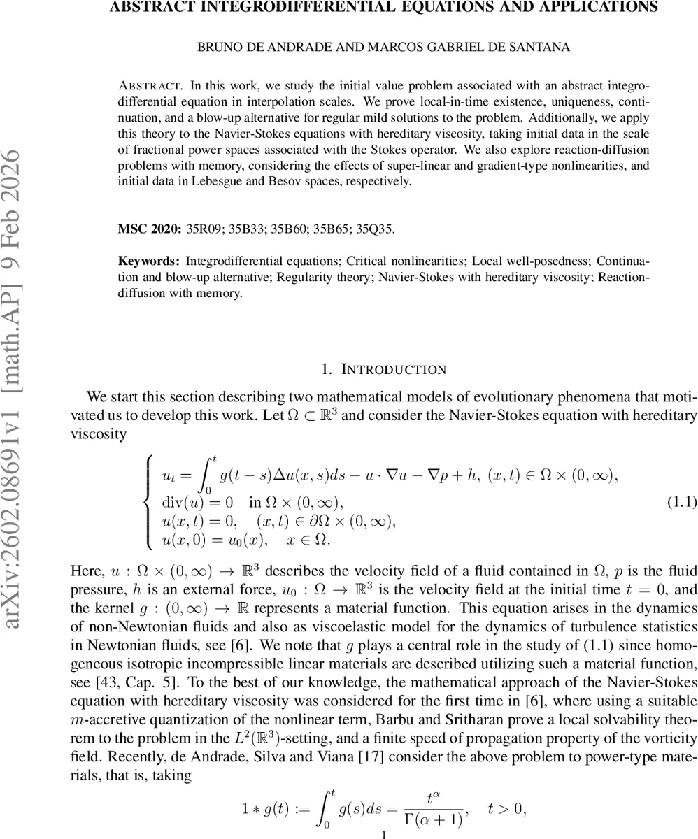추상 적분미분 방정식의 보간 스케일 이론과 응용