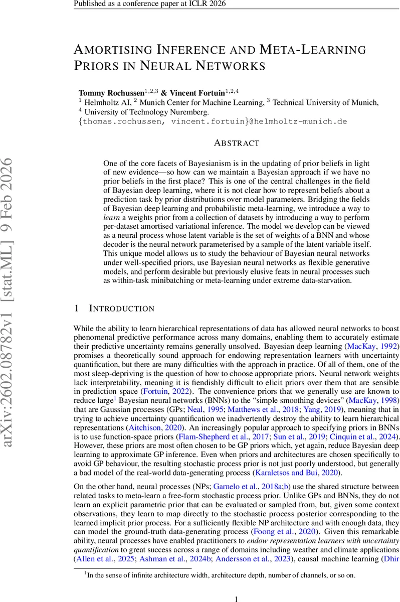 신경망에서 추론과 메타학습 사전의 효율적 아모티제이션