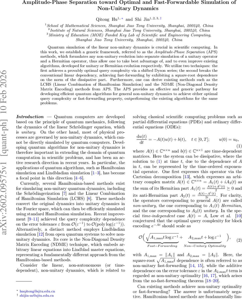 비단위 연산 시뮬레이션을 위한 진폭 위상 분리 프레임워크