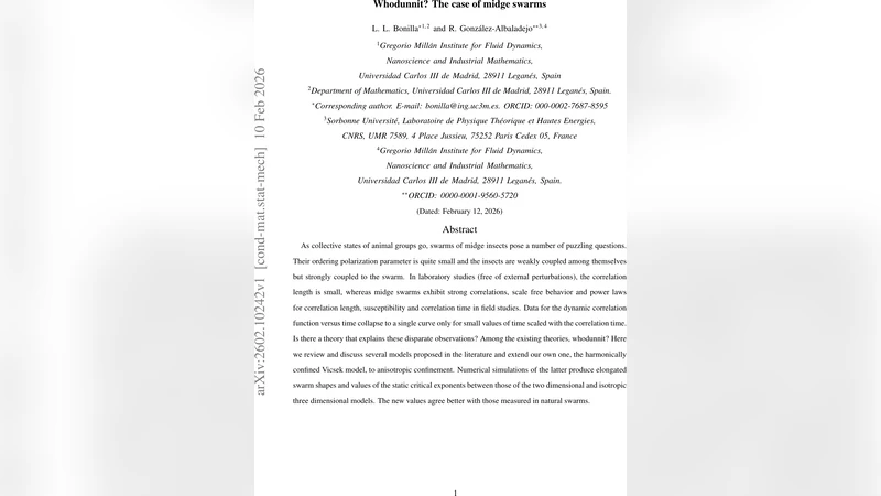 미드기 떼의 미스터리: 군집 행동의 비밀