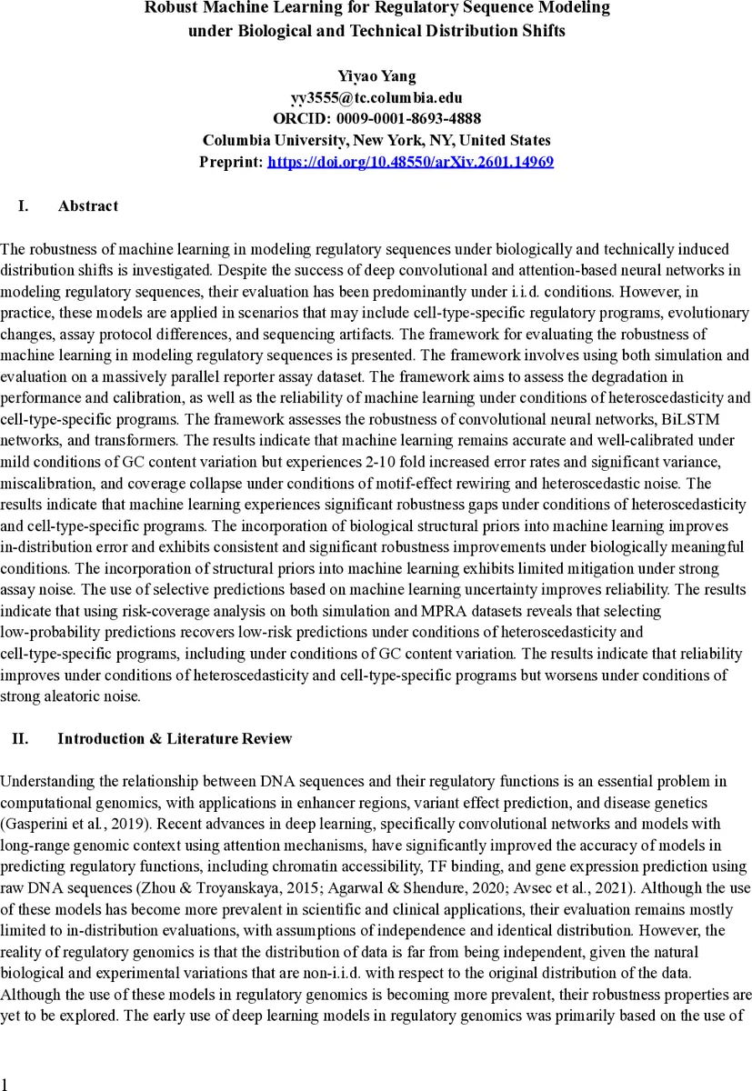 생물·기술 변이 상황에서 규제 서열 모델의 강인성