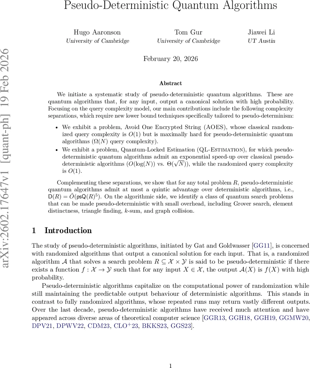 양자 의사결정 알고리즘의 새로운 경계와 한계
