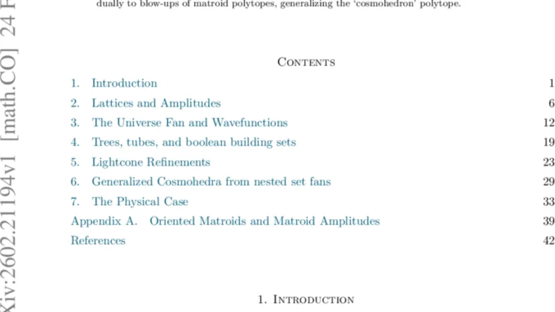 우주 파동함수와 격자 팬의 새로운 조합