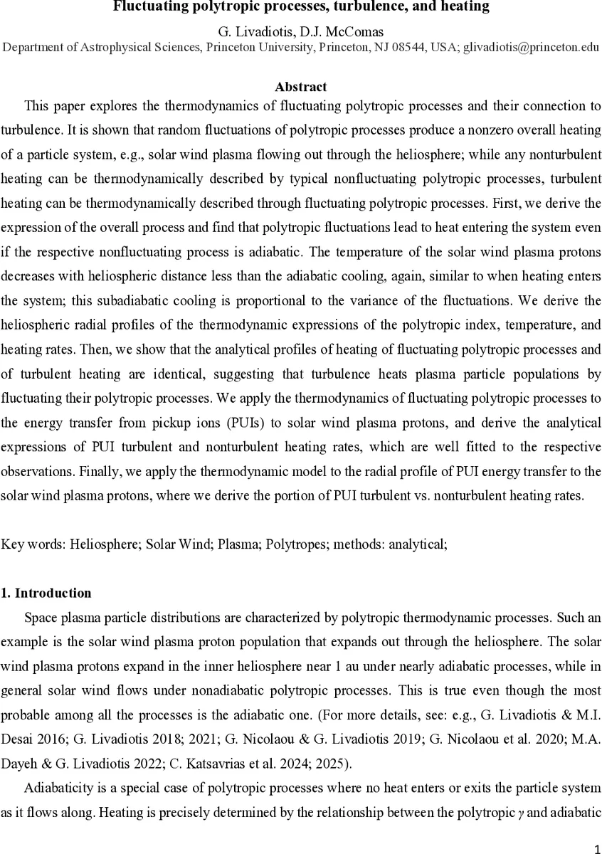 태양풍 난류와 변동 다항 과정이 만든 숨은 가열 메커니즘
