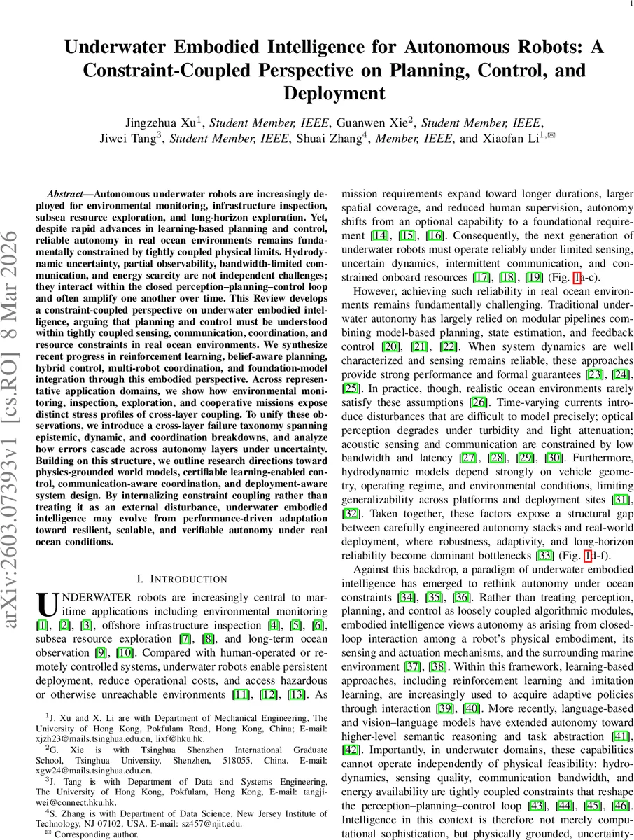 해양 로봇을 위한 제약 결합 지능 계획·제어·배치의 통합 관점