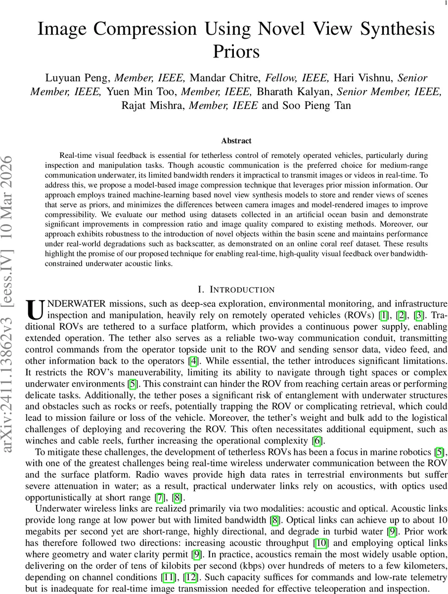 새로운 시점 합성 프라이어를 활용한 이미지 압축