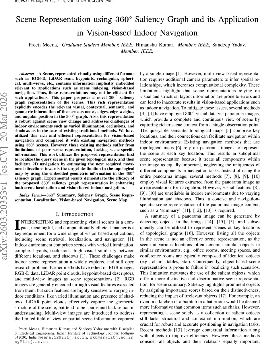 360도 살리언시 그래프 기반 실내 내비게이션