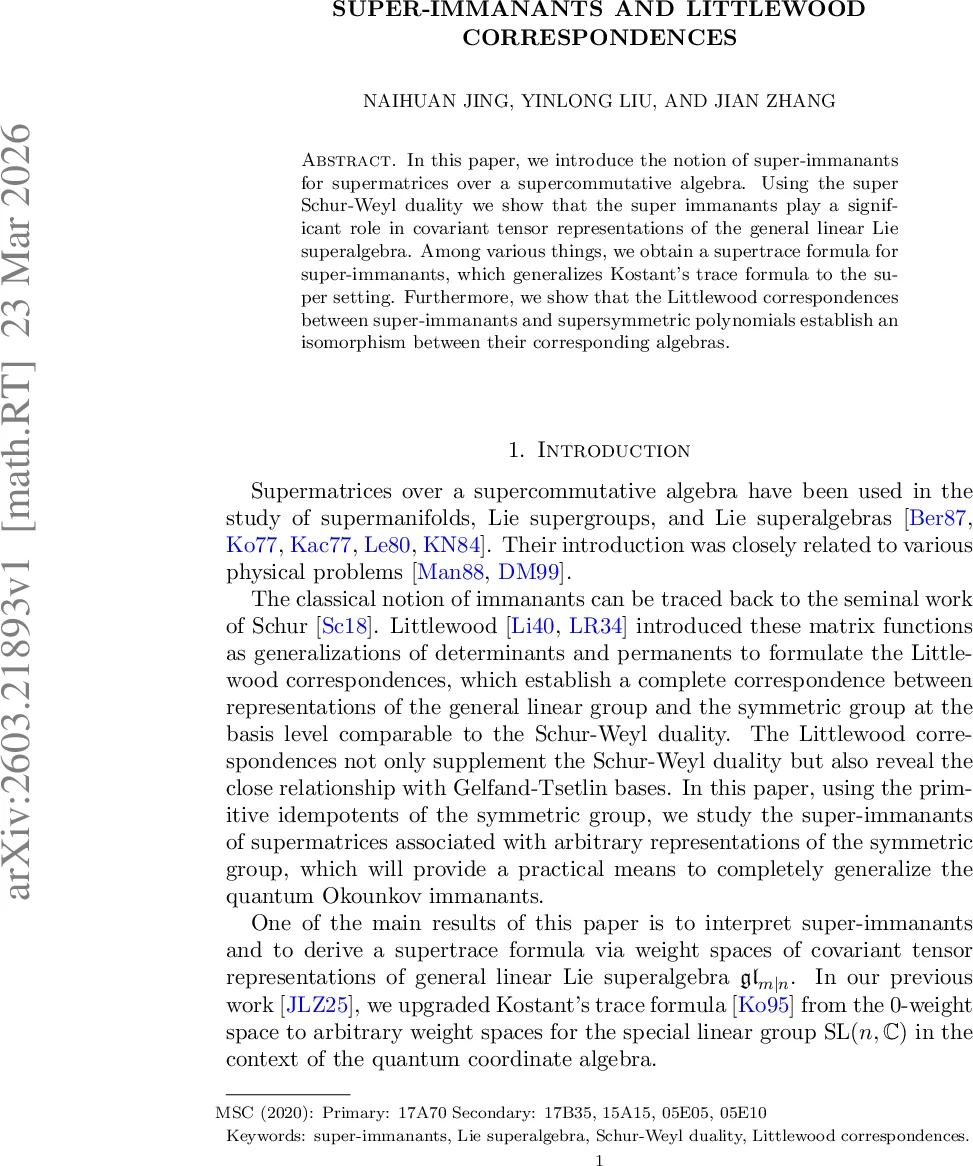초대형 슈퍼 이마니언트와 리틀우드 대응