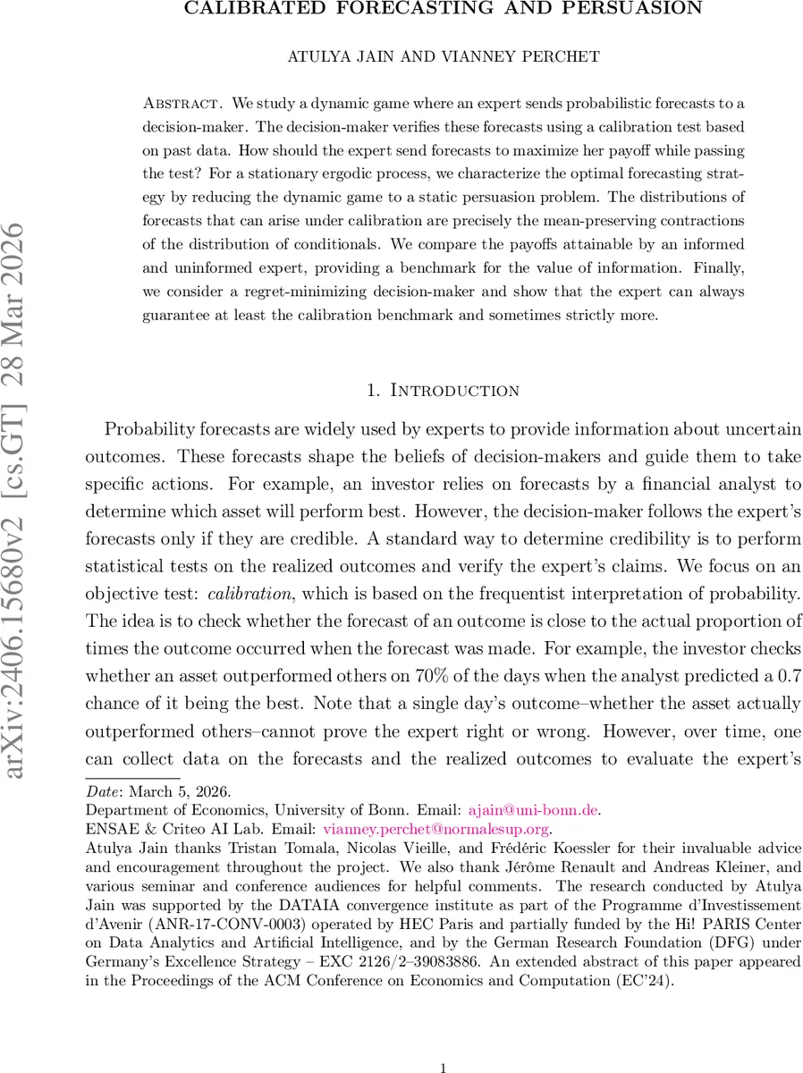 전문가 예측의 교정과 설득 전략