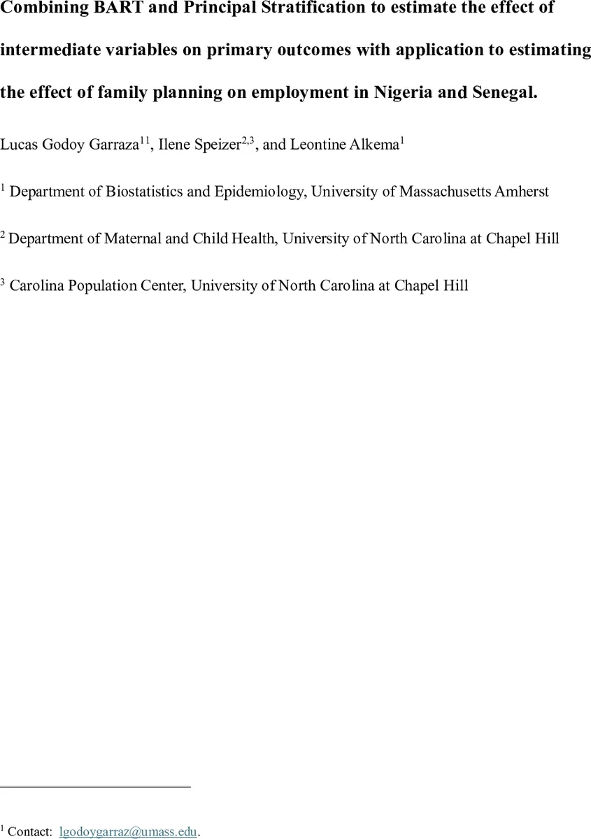 BART와 주성분 계층화로 중간 변수 효과 추정 및 인구 일반화