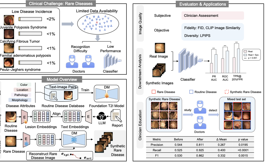 EndoRare  One-Shot Synthesis for Gastrointestinal Rarity Training