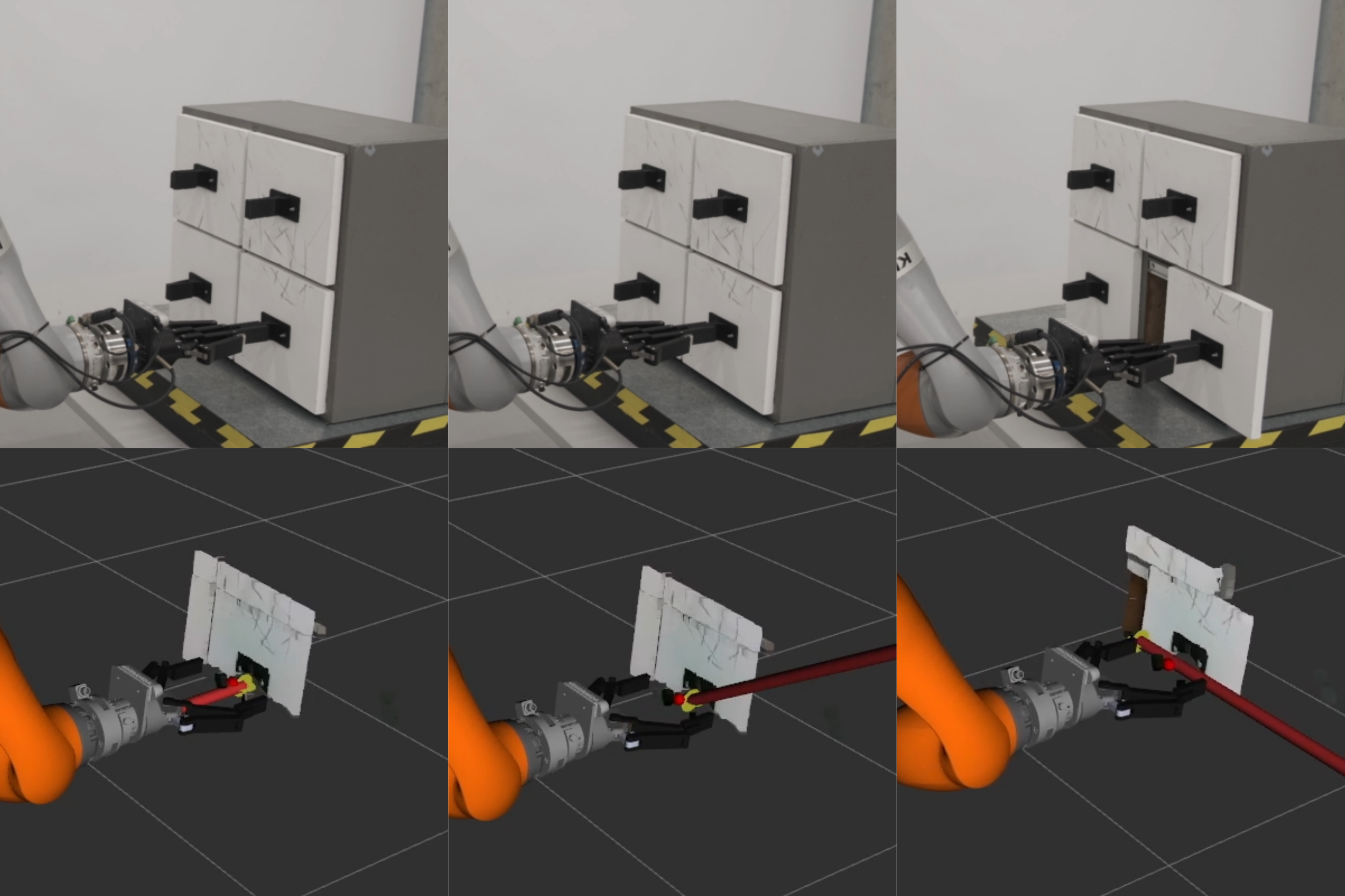 Online Estimation and Manipulation of Articulated Objects
